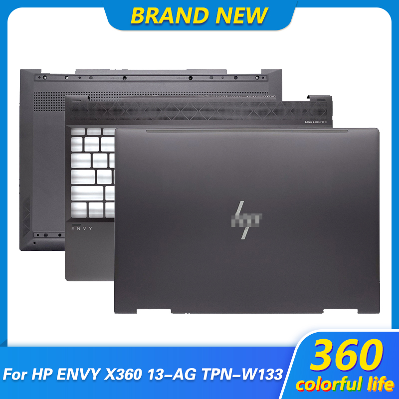 HP ENVY X360 13-AG 13-ag0007AU tpn-w133 시리즈 Topcase Shell 609939-001 용 새 노트북 LCD 뒷면 커버/손목 받침대/하단 케이스
